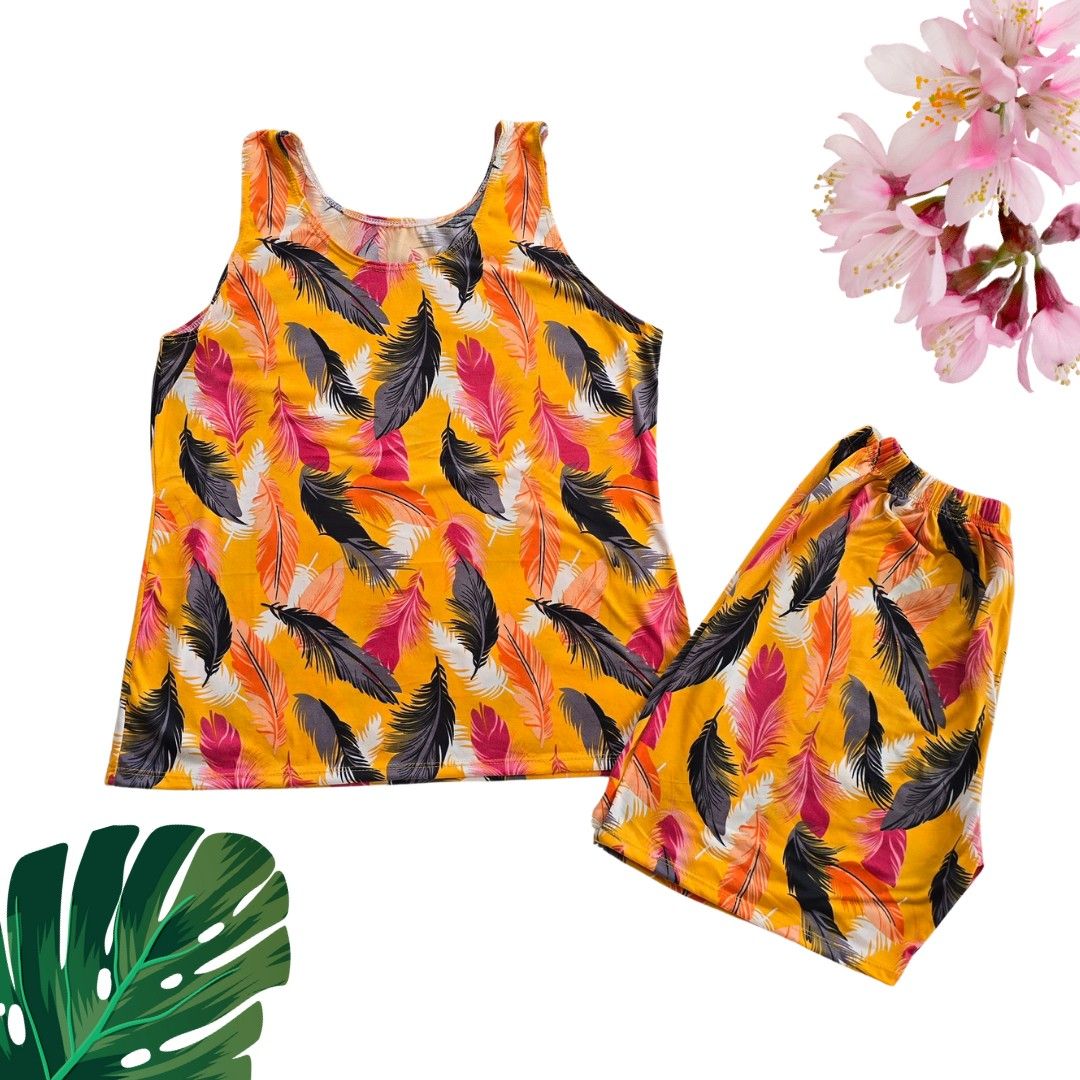 Pambahay Terno Sets. (Category: Undergarments & Loungewear) located in Manila. Submitted by amarahzaine (Listing ID 1430865054, Image 2). Description: sleeveless/ Shorts set Sleeveless /Pedal Set Premium Cotton Spandex. Perfect for Summer ang Tela..