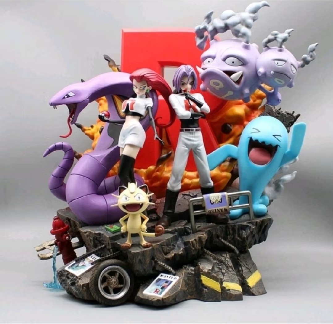 Pokemon GK Figure Team Rocket, Hobbies & Toys, Toys & Games on Carousell
