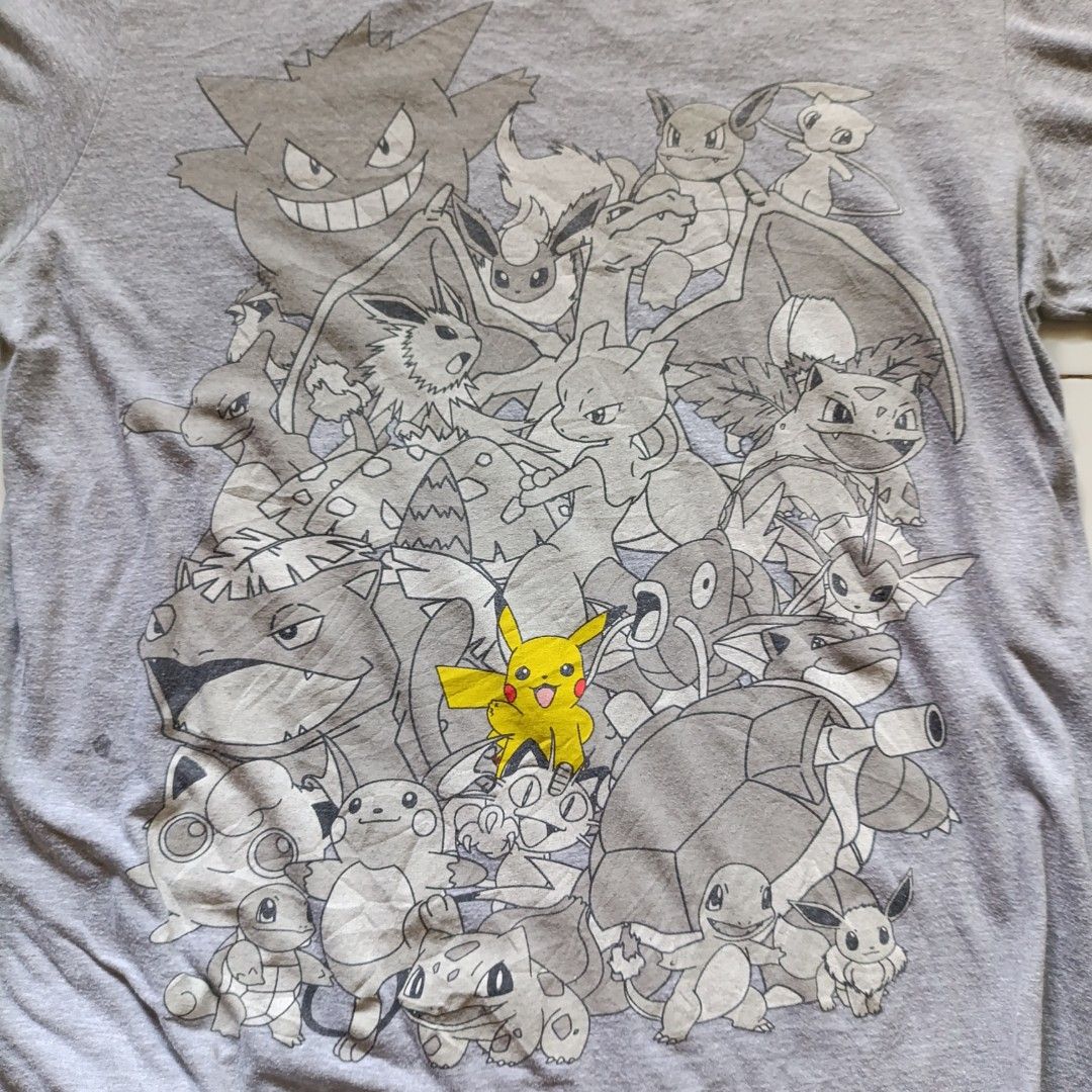 Pokemon Shirt (Category: Formal Shirts) located in Minglanilla. Submitted by thriftdig (Listing ID 1430934004, Image 3). Description: Pokemon Shirt Medium 21X27 Stain/Hairline Crackprint Opt #carousell #vintageshirt #vintage #pokemonshirt #pokemon.