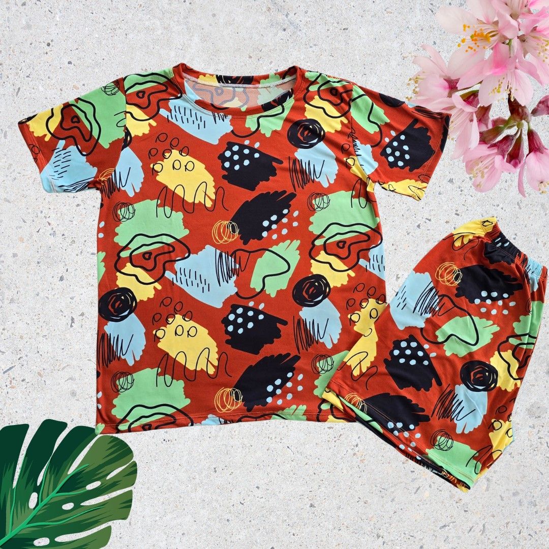 Printed Terno Pambahay Shorts. (Category: Undergarments & Loungewear) located in Manila. Submitted by amarahzaine (Listing ID 1430866247, Image 3). Description: Premium Cotton Spandex. Malambot ang Tela. Perfect For summer Speicially natin mga mommy.. Everyday wear anytime anywhere. .