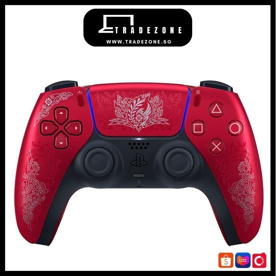PS5 Controller Dual Sense Monster Hunter Wilds Limited Edition, Video ...