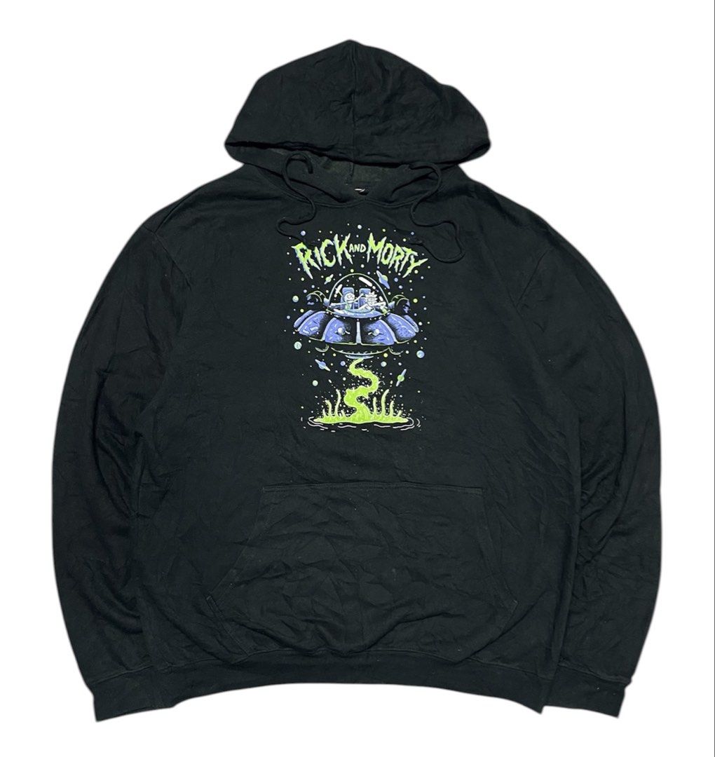 Rick and Morty Hoodie (Category: Hoodies) located in Baguio. Submitted by boondox (Listing ID 1430904229, Image 1). Description: • Rick & Morty Hoodie • 26 x 22 • Medium • Excellent • 10/10 color-rate .