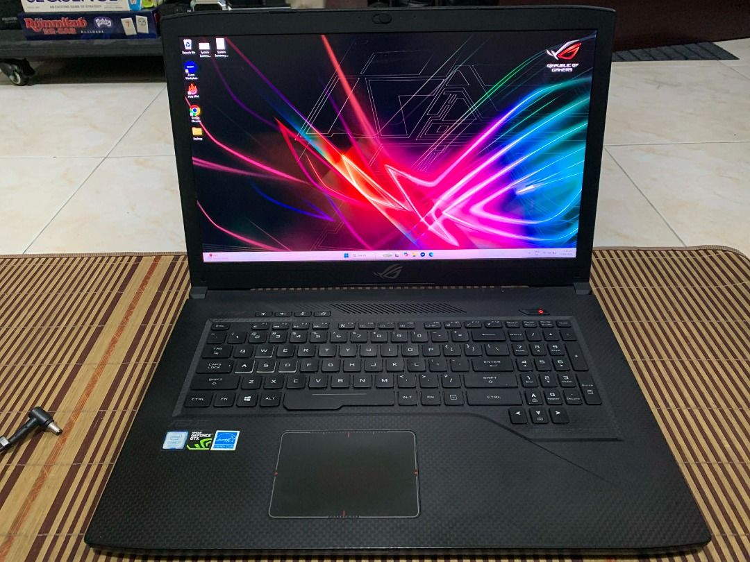ROG Strix 17 GL703GE (Category: Laptops & Notebooks) located in Pasig City. Submitted by kennardrowie (Listing ID 1430965905, Image 1). Description: -Price: 23,000 PHP (Slightly negotiable) -Brand: Republic of Gamers w/ free HP printer -Model: ASUS ROG Strix 17 GL703GE -16G RAM -i7 Processor -Storage: 255 SDD (Upgradable dual storage); Wala pong hard disk kasi nandun ang old files ng first owner RFS: extra laptop, hindi nagagamit Conditions: - Us