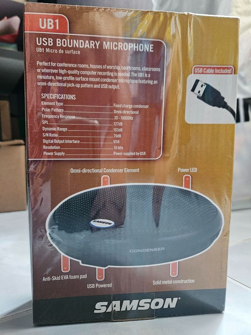 Samson UB1 USB Boundary Microphone423311388736890881
