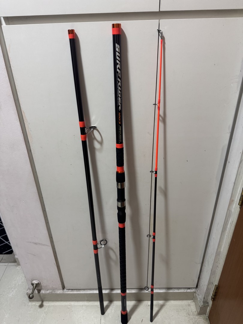 Seahawk Surf Rider 12ft rod, Sports Equipment, Fishing on Carousell