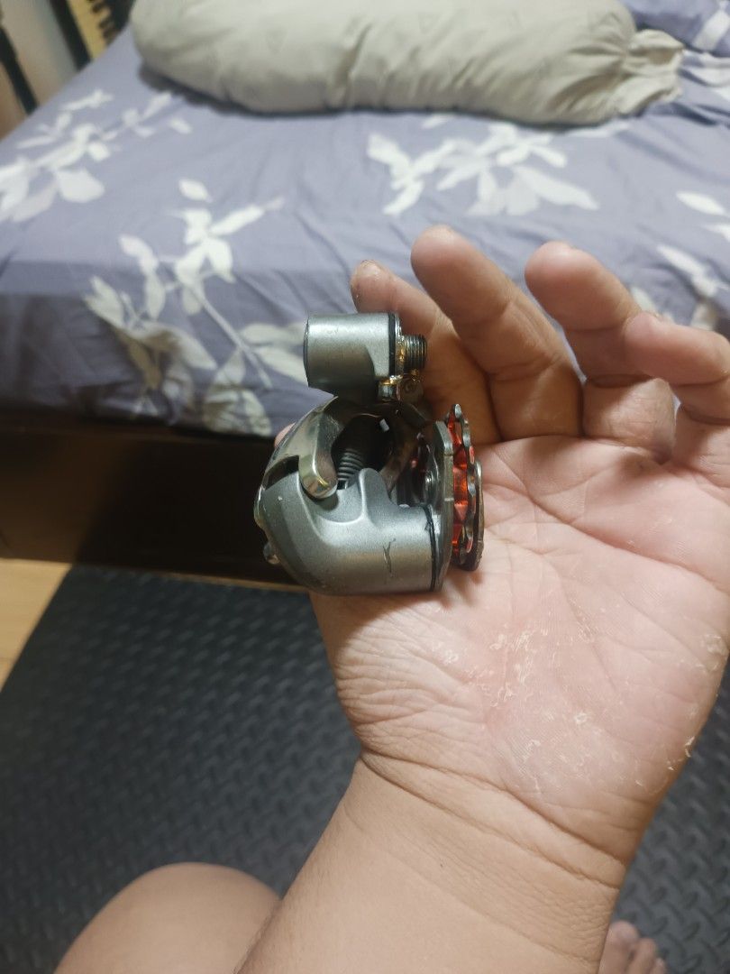 Shimano Tiagra Rear Derailleur (Category: Bicycles) located in Meycauayan. Submitted by boldcrystal-4925 (Listing ID 1430956670, Image 3). Description: Shimano Tiagra rear derailleur. The derailleur has a silver chrome color. The cage has a sagmit pulley(still very usable.