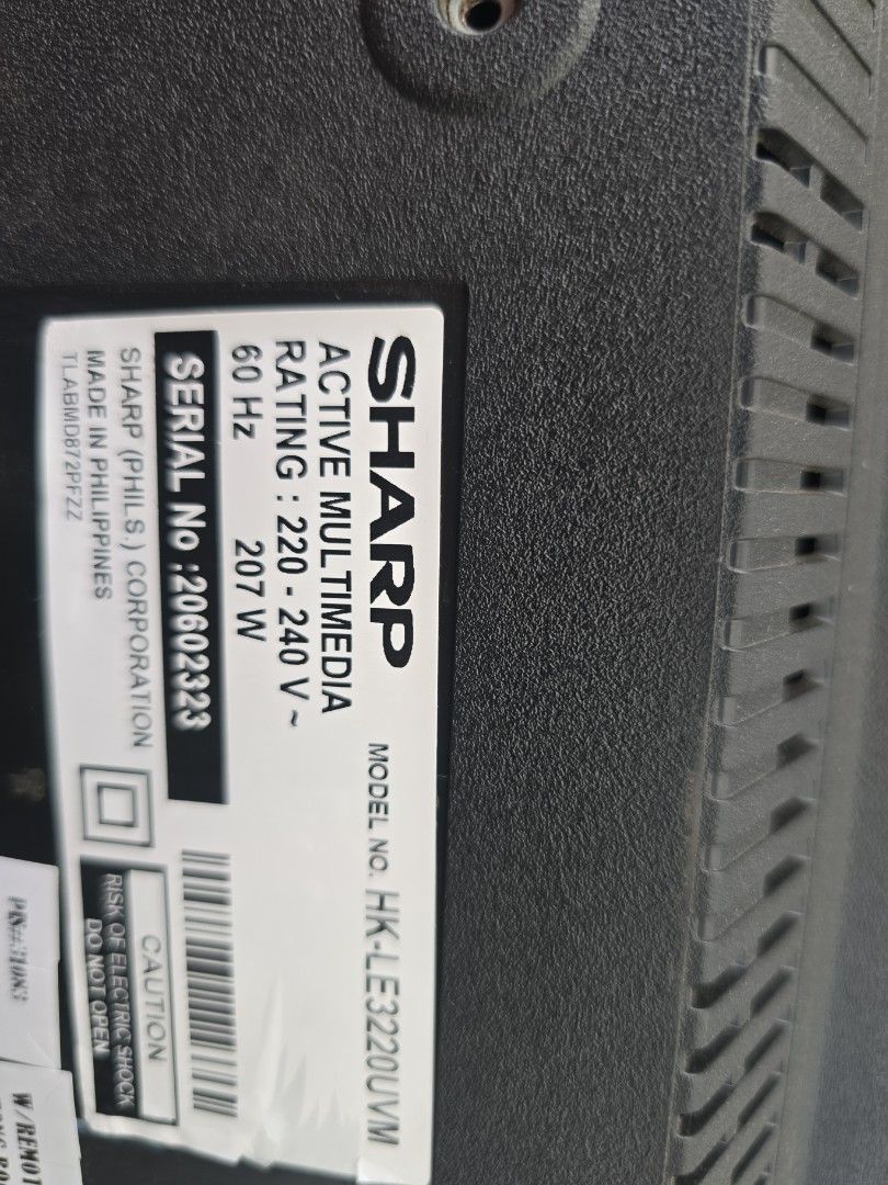 Smart videoke SHARP (Category: Soundbars, Speakers & Amplifiers) located in Manila. Submitted by chawchul (Listing ID 1430826363, Image 2). Description: w/remote..pm me for sure buyer..thankyou.