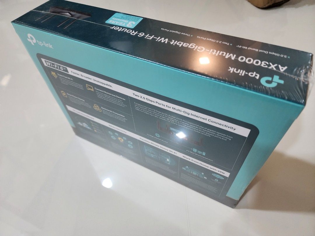TP-Link AX3000 Multi-Gigabit Wi-Fi 6 Router, Computers & Tech, Parts ...