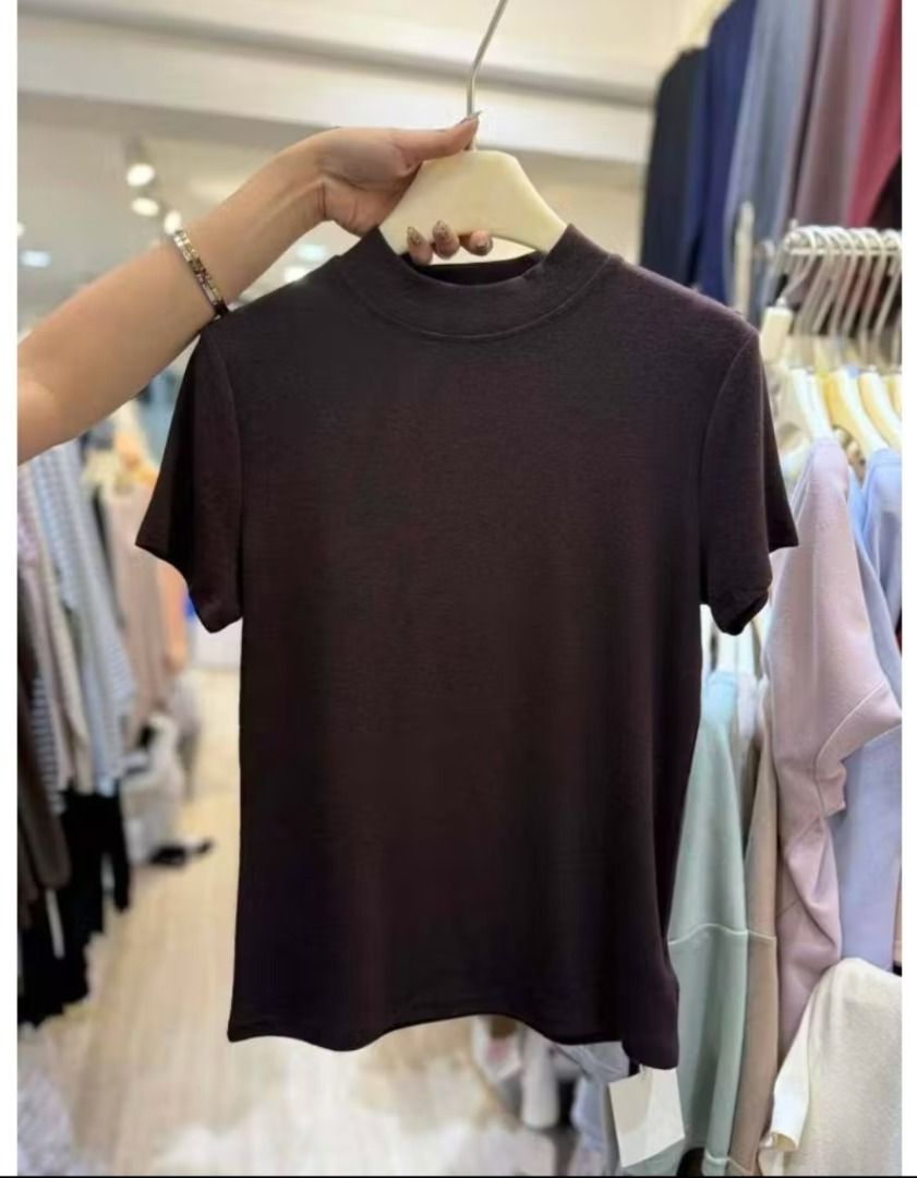 Turtle Neck Top Short sleeve SIWA (Category: Shirts) located in Manila. Submitted by PureWonder_Shop (Listing ID 1430883488, Image 1). Description: SIWA Turtle Neck Top Color: PLUM Fits SMALL TO LARGE body frame ✨ 🧁 FREE SF WITHIN METRO MANILA.