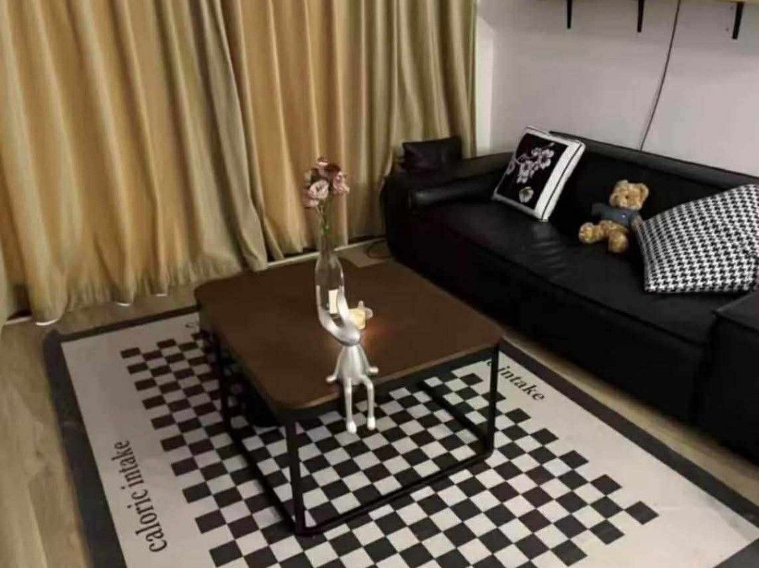 V Nesting Walnut Table Set mdf top walnut design laminate metal frame (Category: Tables & Sets) located in Manila. Submitted by dolorchris69891 (Listing ID 1430820913, Image 2). Description: Nesting Walnut Table Set mdf top walnut design laminate metal frame 4,500 set.