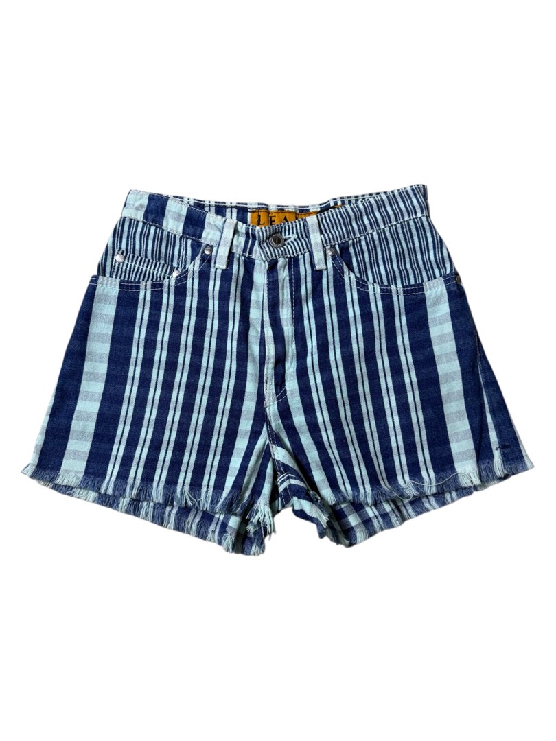 Vintage 1990s Levis SilverTab Striped Denim Shorts Cut Off, Women's ...