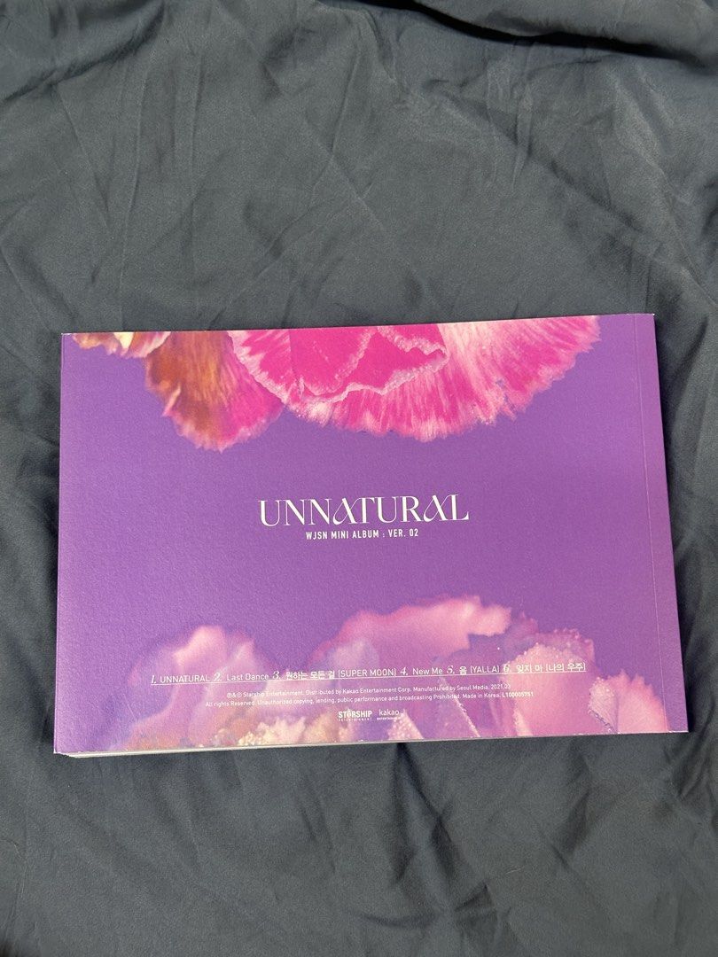 WJSN Unnatural CD Album Violet (Category: CDs & DVDs) located in Manila. Submitted by declutteringlot (Listing ID 1430940951, Image 2). Description: No photocards included (sold separately).