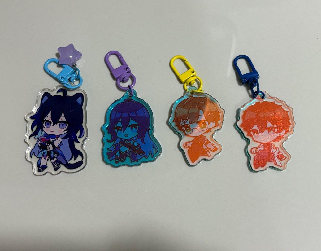 [WTS] Honkai Starrail Keychains Seele Welt Danheng, Hobbies & Toys ...