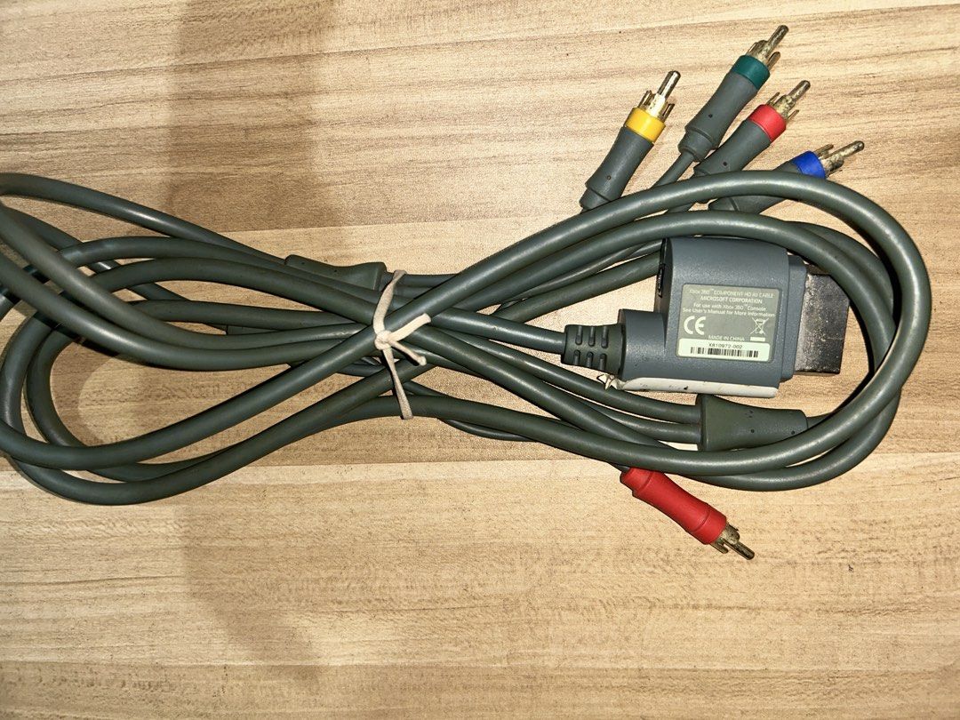 Xbox 360 component cable (Category: Xbox) located in Binalonan. Submitted by roncabacang (Listing ID 1430803322, Image 1). Description: Meetups: Savemore Binalonan (Pangasinan) Shipping: via JnT or LBC COP payment: Gcash.