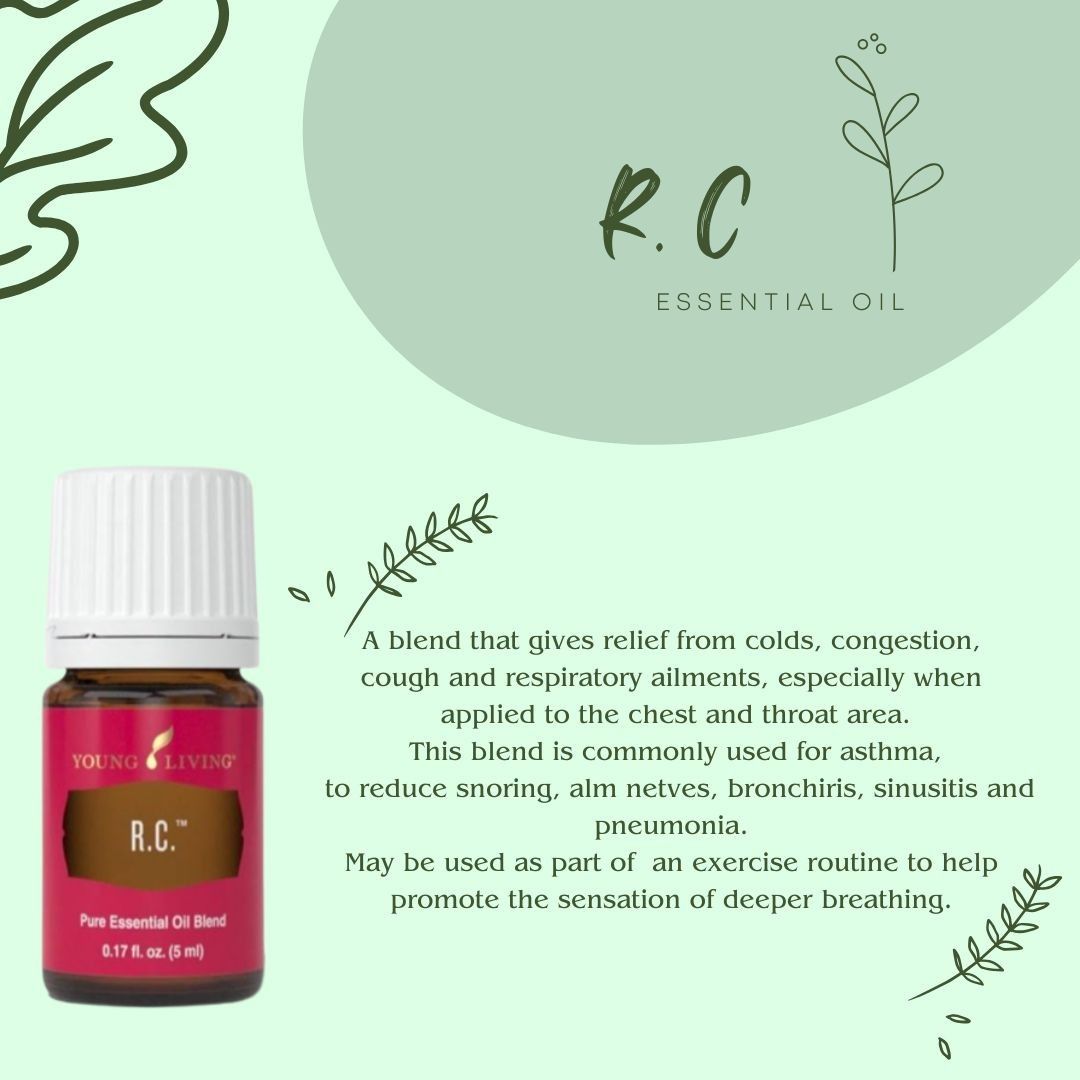 Young Living RC Essential Oil 15ml (Category: Home Fragrance) located in Manila. Submitted by msathenaa (Listing ID 1430974616, Image 1). Description: 🌿Essential Oils Available! Relax your mind and refresh your space with aromatic essential oils 🎁 Perfect gift 📣 SALE SALE SALE 💖 Brand new & Authentic 🚗 Pickup / Lalamove / J&T 📌North Caloocan 💵 GCash.