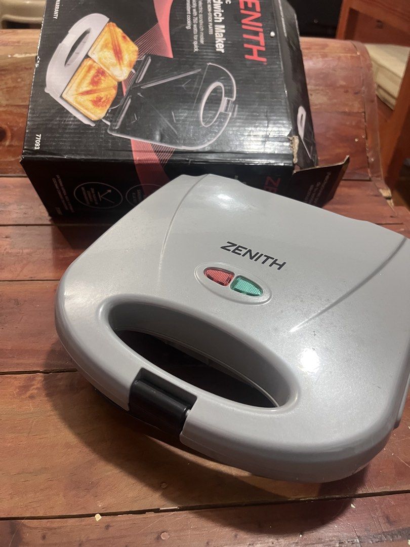 Zenith Electric Sandwich Maker (Category: Cookware & Accessories) located in Paranaque City. Submitted by scoobydoobiedooo (Listing ID 1430973013, Image 2). Description: .