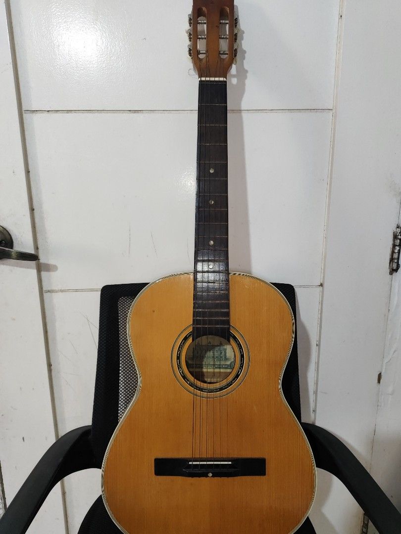 Zen-On Guitar (Category: Musical Instruments) located in Bulacan. Submitted by babz30261 (Listing ID 1430903687, Image 1). Description: ZEN ON CLASSICAL GUITAR JAPAN QUALITY CONDITIO PLAYABLE CONDITION 1500 ONLY WE DELIVER NATIONWIDE THANK YOU ♥️.