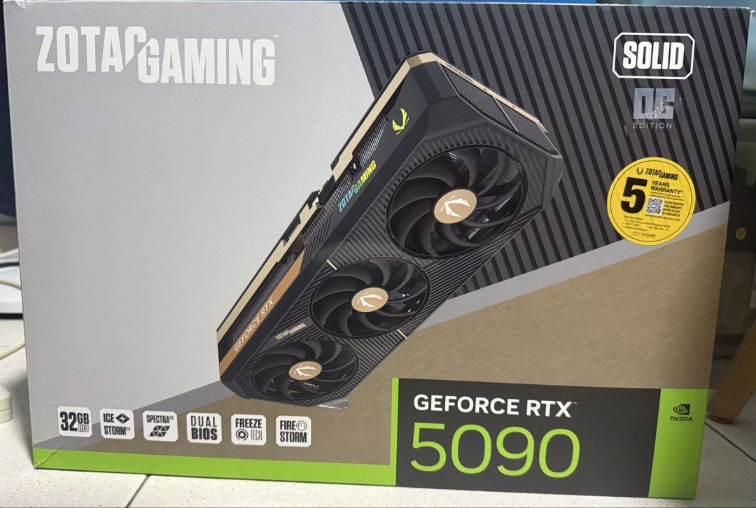 ZOTAC GAMING GeForce RTX 5090 OC Edition EMPTY BOX454508390793226240