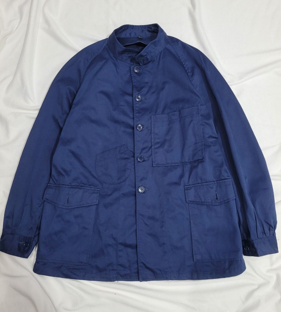 True Vintage 60s-70s Japanese Railway Work Jacket (Category: Coats, Jackets and Outerwear) located in Bulacan. Submitted by oldfold (Listing ID 1431118725, Image 1). Description: Excellent condition. No issues. This vintage Japanese National Railways (JNR) worker jacket from the 1960s/70s is crafted from durable indigo-dyed cotton. width: 21.5 length: 27.5.