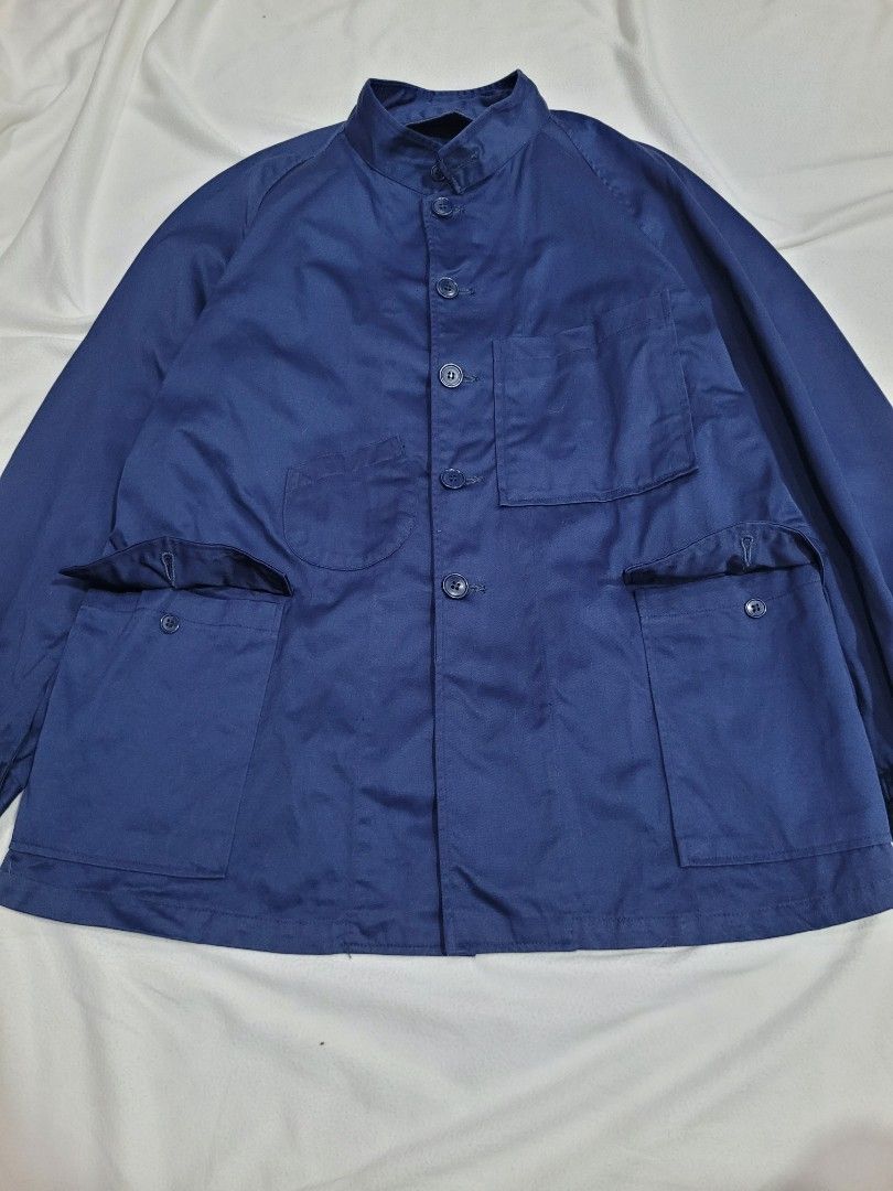 True Vintage 60s-70s Japanese Railway Work Jacket (Category: Coats, Jackets and Outerwear) located in Bulacan. Submitted by oldfold (Listing ID 1431118725, Image 3). Description: Excellent condition. No issues. This vintage Japanese National Railways (JNR) worker jacket from the 1960s/70s is crafted from durable indigo-dyed cotton. width: 21.5 length: 27.5.