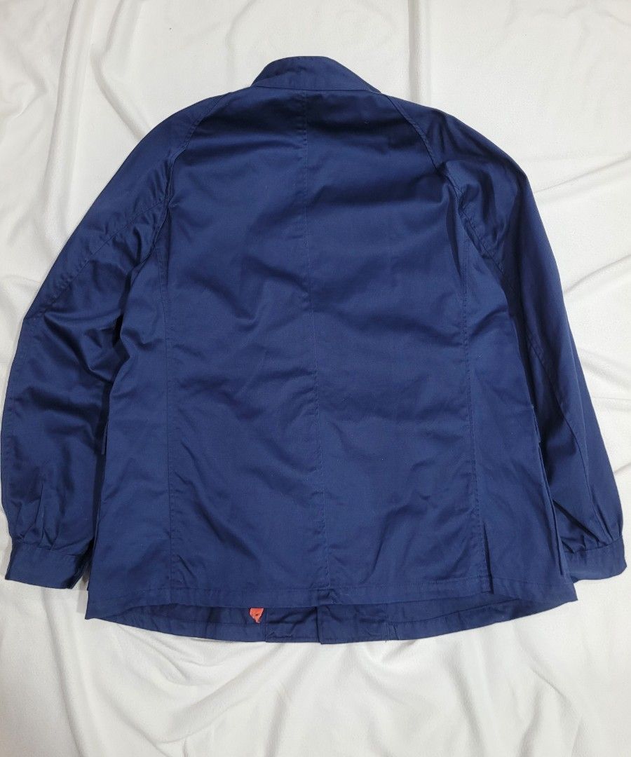 True Vintage 60s-70s Japanese Railway Work Jacket (Category: Coats, Jackets and Outerwear) located in Bulacan. Submitted by oldfold (Listing ID 1431118725, Image 2). Description: Excellent condition. No issues. This vintage Japanese National Railways (JNR) worker jacket from the 1960s/70s is crafted from durable indigo-dyed cotton. width: 21.5 length: 27.5.