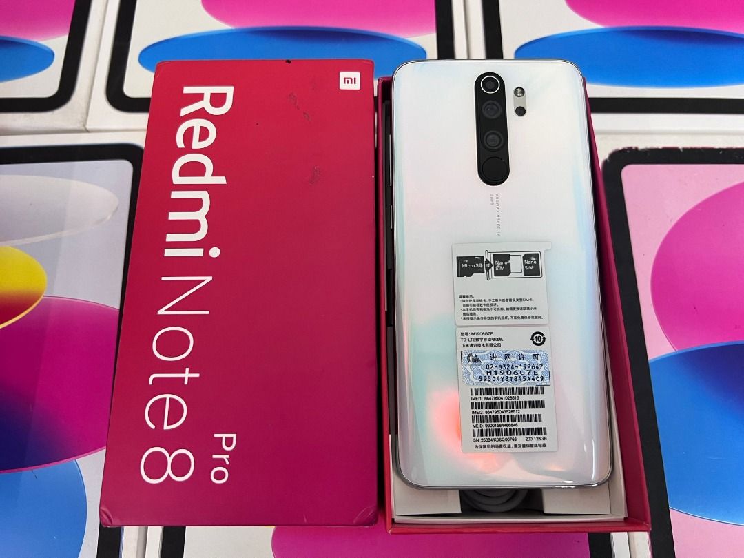🔥平賣抵買🔥小米紅米 Redmi Note 8 Pro 6+128 國際版 White/Green 白/綠色, 手提電話, 手機 ...