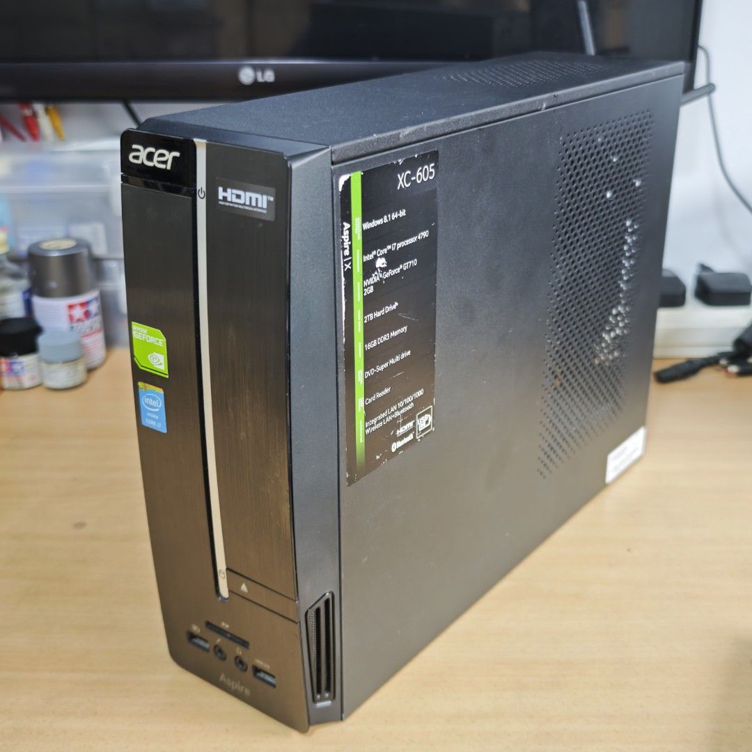 Acer Aspire XC-605 i7, 16GB, 500GB SSD Mini Desktop (Read full details below 👇)
