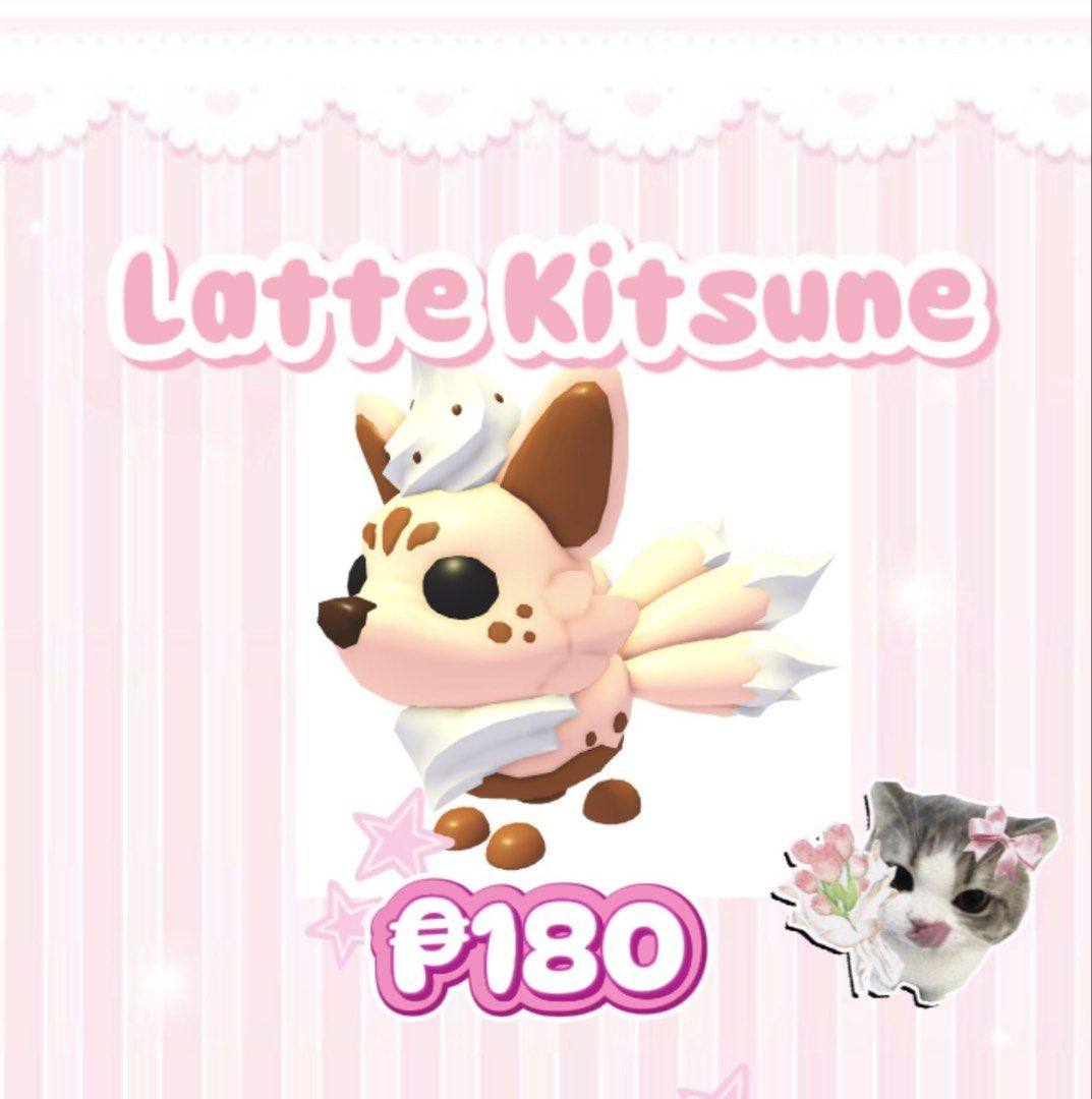 Adopt Me Latte Kitsune (Category: Designer & Blind Box Toys) located in Caloocan City. Submitted by xylaadmfs (Listing ID 1431105283, Image 1). Description: .
