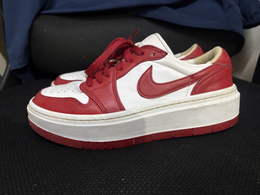 AIR JORDAN 1 Elevate low “gym red” (Category: Sneakers) located in Manila. Submitted by SHUNG (Listing ID 1431136675, Image 2). Description: -used/ complete -W BOX -Size 8.5 us wms -Rfs: Decluttering .