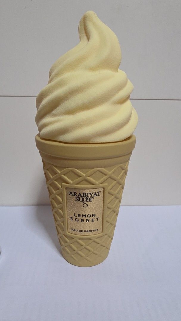 Arabiyat Lemon Sorbet Eau de Parfum (Category: Fragrance & Deodorants) located in Quezon City. Submitted by mintchoco000 (Listing ID 1431071629, Image 1). Description: - FSM, no box - rfs: decluttering, plus meron na po ako ng same scent - last price na po 😉 MOP: BPI/MAYA/GOTYME.