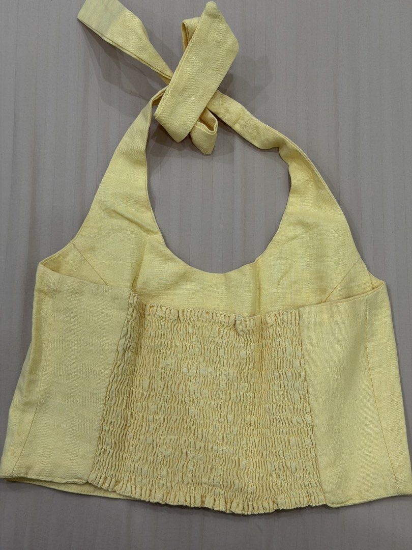Clothes & Crafts Halter Top (Category: Sleeveless) located in San Juan City. Submitted by erkashops (Listing ID 1431069877, Image 2). Description: I have one in black too! ₱450 each.