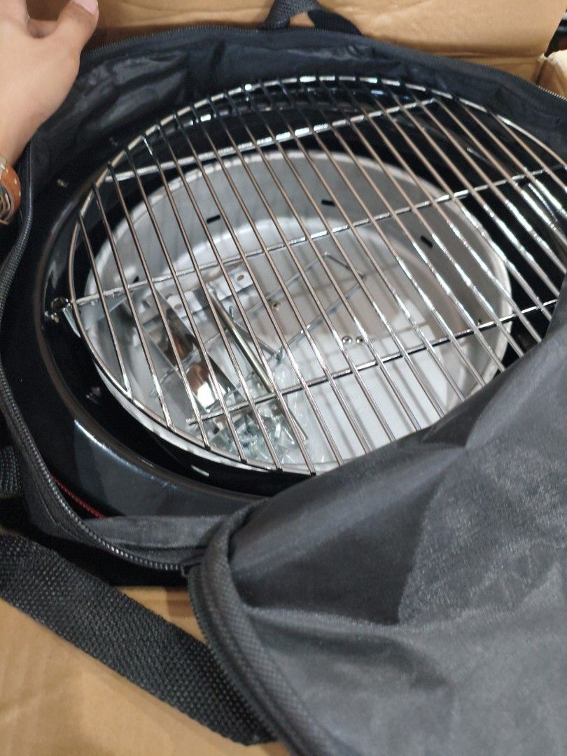 Coolabah Portable Charcoal Grill (Category: BBQ, Grills & Hotpots) located in Manila. Submitted by hmrgrace5. (Listing ID 1431006692, Image 1). Description: Coolabah portable charcoal grill. It comes with a carrying bag for easy transport. The grill is easy to assemble and clean. Perfect for outdoor cooking and grilling. The grill is red and black in color. It is a brand new item..