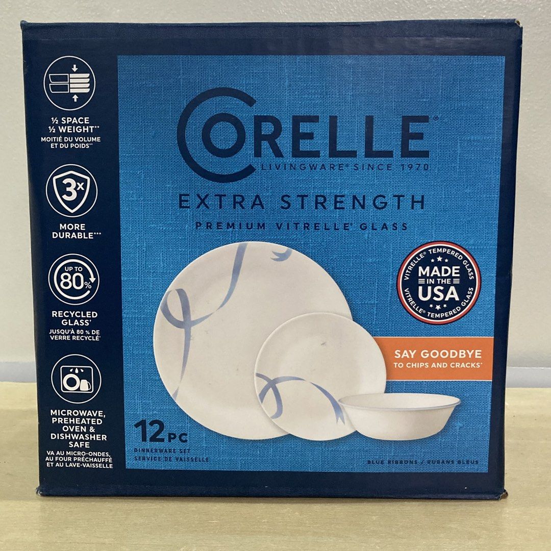 Brand New Corelle 12 pcs dinnerware set (Category: Dinnerware & Cutlery) located in Quezon City. Submitted by prettymiss72736 (Listing ID 1431134543, Image 2). Description: Last price 3,500 from 4,200 4 boxes of same design available MOP: Gcash only. No COD Delivery: Lalamove / J&T express / LBC Shipping fee is shouldered by the buyer .