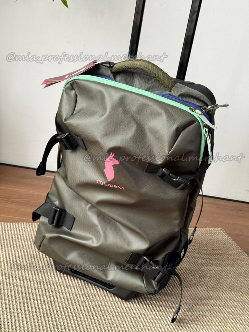 Cotopaxi Allpa Roller Bag 38L - Lightweight, Waterproof, Multifunctional Outdoor Travel Suitcase/Trolley Case (Alpaca Style) (Category: Luggage) located in Singapore. Submitted by pickplanet_sneaker_shirt (Listing ID 1431101245, Image 4). Description: Express delivery takes about 10-12 days to sg, Sorry for the urgent order. Products are continuously updated,Welcome to consult..