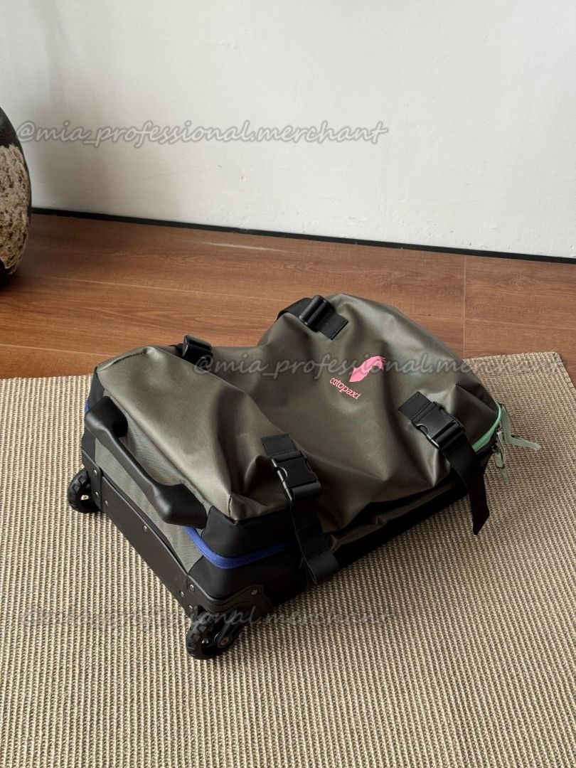 Cotopaxi Allpa Roller Bag 38L - Lightweight, Waterproof, Multifunctional Outdoor Travel Suitcase/Trolley Case (Alpaca Style) (Category: Luggage) located in Singapore. Submitted by pickplanet_sneaker_shirt (Listing ID 1431101245, Image 6). Description: Express delivery takes about 10-12 days to sg, Sorry for the urgent order. Products are continuously updated,Welcome to consult..