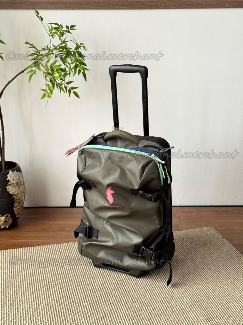 Cotopaxi Allpa Roller Bag 38L - Lightweight, Waterproof, Multifunctional Outdoor Travel Suitcase/Trolley Case (Alpaca Style) (Category: Luggage) located in Singapore. Submitted by pickplanet_sneaker_shirt (Listing ID 1431101245, Image 9). Description: Express delivery takes about 10-12 days to sg, Sorry for the urgent order. Products are continuously updated,Welcome to consult..
