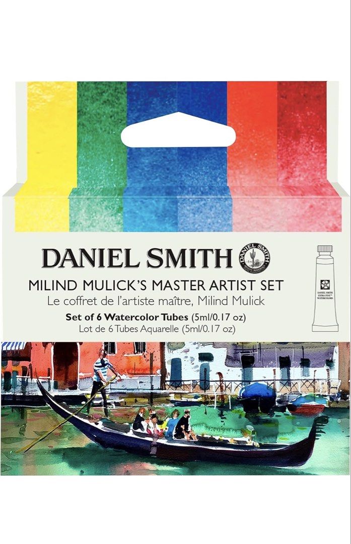 Daniel Smith Milind Mulick Master Artist Set (6 Tubes, 5ml) [PREORDER] (Category: Makeup) located in Cavite. Submitted by dhennehd (Listing ID 1431014089, Image 1). Description: 📦 Price: ₱4,750 ⏳ ETA: 15–30 Days 💳 Payment: 50% Downpayment to secure slot | 50% upon arrival in PH 📦 Shipping: J&T | Lalamove (Calabarzon) FREE SHIPPING on Orders above ₱3,500 Colors Included in this Set: • Hansa Yellow Light • Phthalo Green • Phthalo Blue • Ultramar