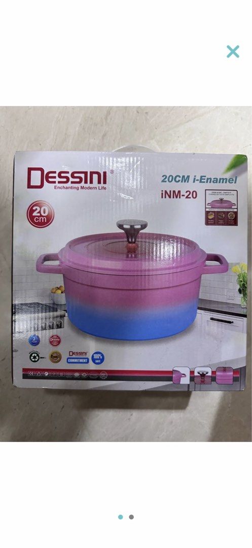 Dessini 20cm i-Enamel Pot