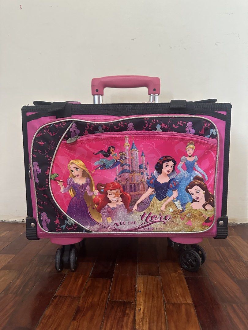 Disney Princess Stroller School Bag (Category: Strollers) located in Apalit. Submitted by mintymatcha (Listing ID 1430984383, Image 2). Description: School stroller bag for sale Like new condition Seldomly used, preferred bagpack Para po kayong bumili ng bago Bought 3k+.