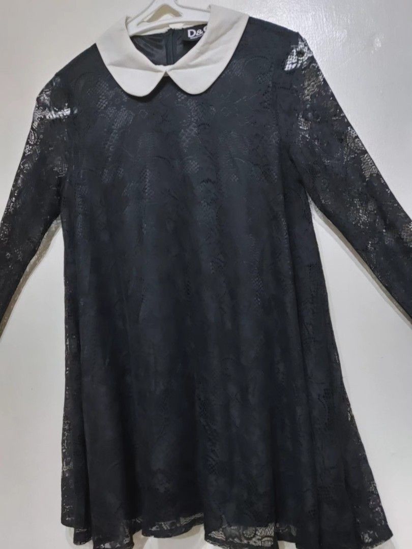 Dolce & Gabbana Black Lace collared top (Category: Blouses) located in Quezon City. Submitted by chph2nd (Listing ID 1431141932, Image 1). Description: .