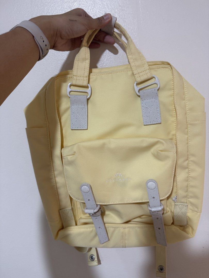 Doughnut Macaroon Met Series Backpack - Butter Yellow (Category: Backpacks) located in Taguig. Submitted by ellaaa97 (Listing ID 1431080248, Image 1). Description: Never used. I have the same backpack in another color Stored only Store price is ₱5395 Orange app price is ₱4300 Super steal ^^.