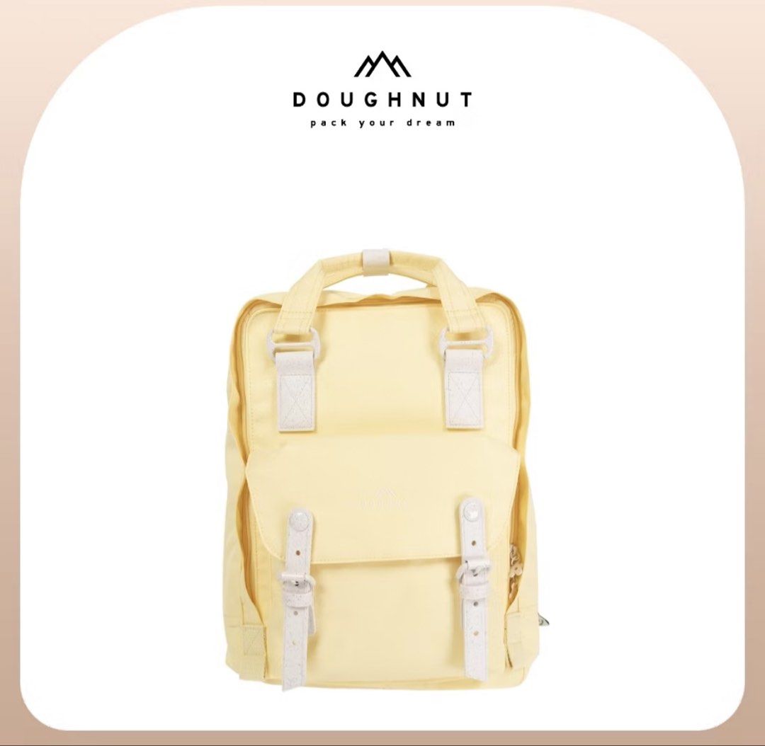 Doughnut Macaroon Met Series Backpack - Butter Yellow (Category: Backpacks) located in Taguig. Submitted by ellaaa97 (Listing ID 1431080248, Image 3). Description: Never used. I have the same backpack in another color Stored only Store price is ₱5395 Orange app price is ₱4300 Super steal ^^.