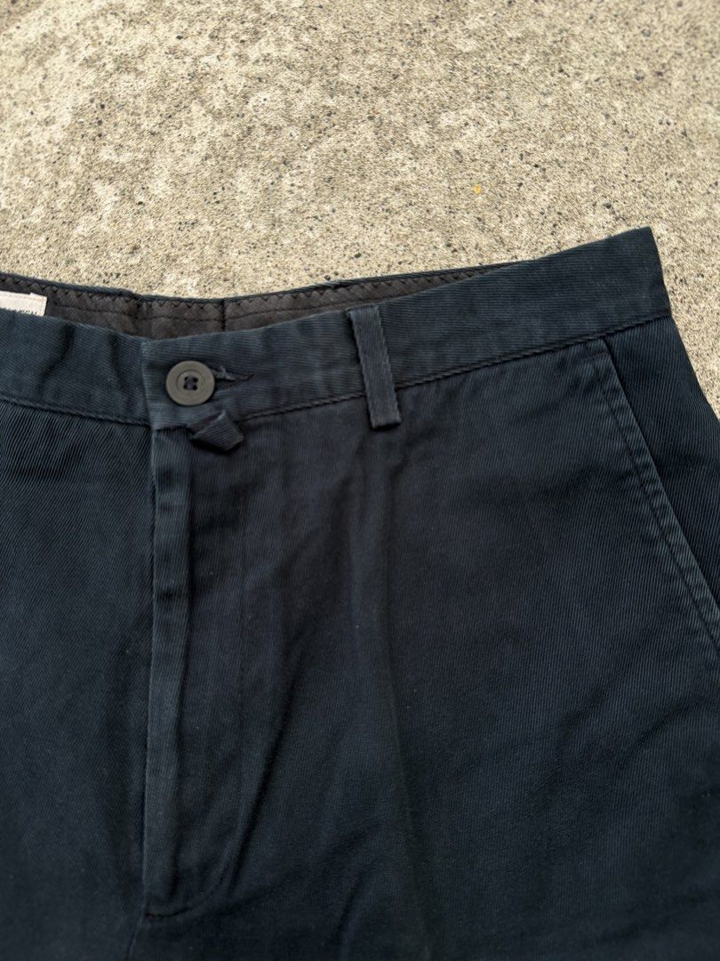 Dries Van Noten Navy Trousers Size 46 (Category: Trousers) located in Baguio. Submitted by printings_ (Listing ID 1431064634, Image 2). Description: *Labeled as size 46. *ALL measurements are aprrox. Check photos for condition. Please take note that this is a used item. It has stains, holes, wear, fades etc. Waist 14.5 in Inseam 30 in Leg Opening 8 in *NO EXCHANGE / REFUND / TRADE* Please do not offer unless you are ready to pay. Feel free to ask