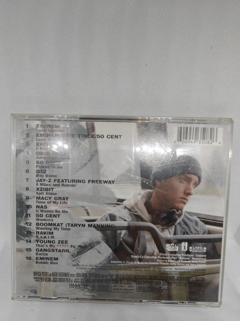 EMINEM- 8 MILE OST (Category: CDs & DVDs) located in Manila. Submitted by musiccdshopnew (Listing ID 1431130707, Image 2). Description: .