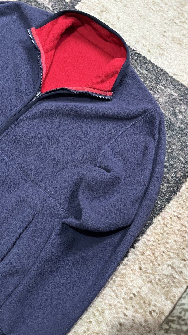 Fleece Jacket (Category: Coats, Jackets and Outerwear) located in Bulacan. Submitted by levidiff (Listing ID 1431090436, Image 3). Description: Pick & Try Fleece Jacket Full zip Navy blue Good condition Medium on tag Actual dimensions: W - 22 L - 24.