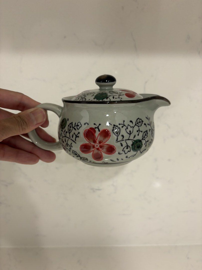 Floral Ceramic Teapot with Lid504821450057328641