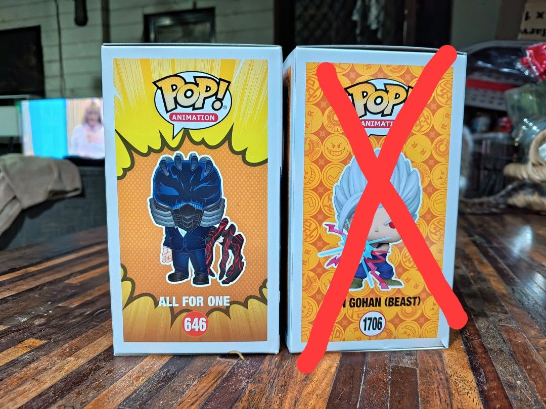 Funko Pop All For One (Category: Designer & Blind Box Toys) located in Makati City. Submitted by xtomahawk (Listing ID 1431112024, Image 2). Description: For sale All For One - P200 PICK UP lalamove WEST REMBO,TAGUIG CITY.