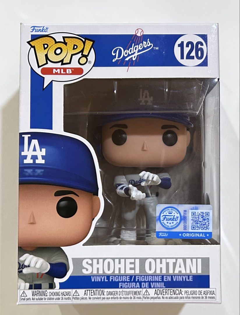 Funko Pop! MLB Shohei Ohtani Dodgers #126 (Category: Designer & Blind Box Toys) located in Iloilo. Submitted by barterorbuyiloilo (Listing ID 1430993484, Image 1). Description: Funko Pop #126 L.A. Dodgers Shohei Ohtani Box condition 9/10 NEW RELEASE Location: Iloilo City .
