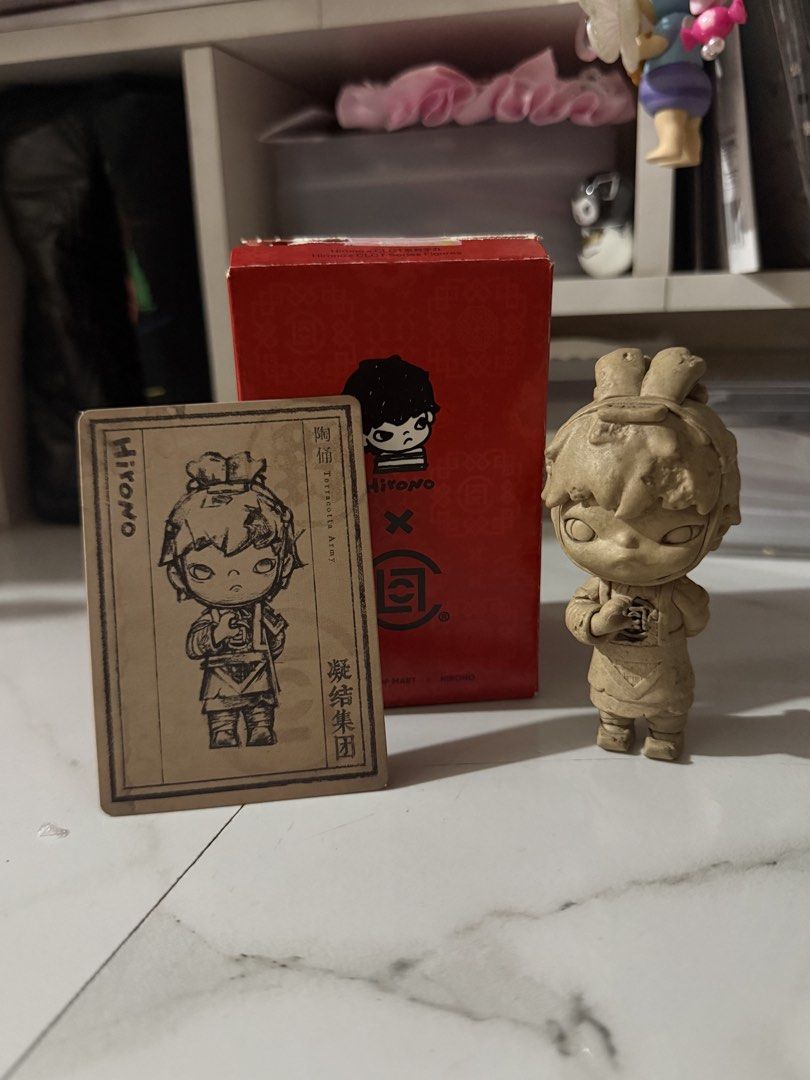 hirono teracotta army (Category: Figurines & Statues) located in Manila. Submitted by rubyjanesdy (Listing ID 1431135530, Image 1). Description: - with box and card - condition: like new — naka display lang po sya sa room ko - original po lahat, all bought from fullybooked! - mod : lalamove/lbc - mop: gcash/maya - loc: metro manila.