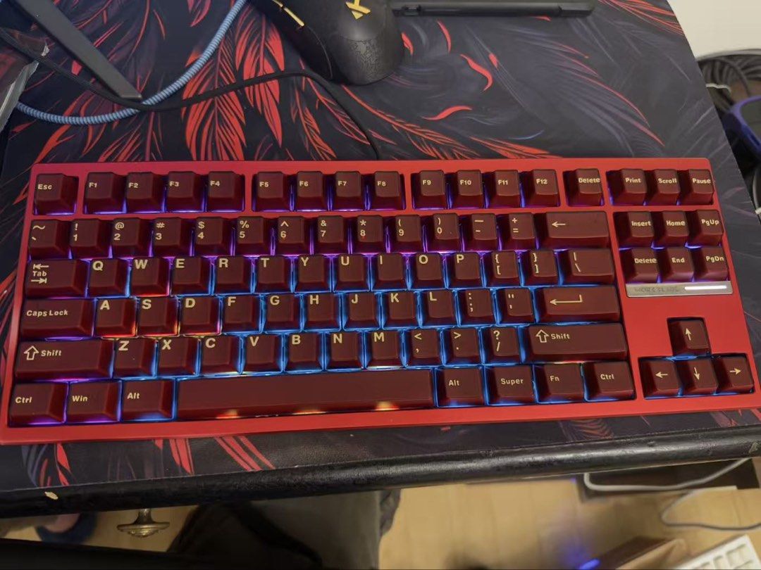 Ink Blade TKL87 mechanical keyboard with TTC Magnetic King switches ...